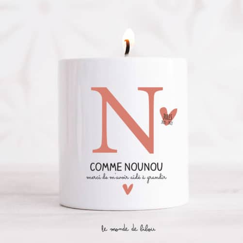 Bougie N comme Nounou