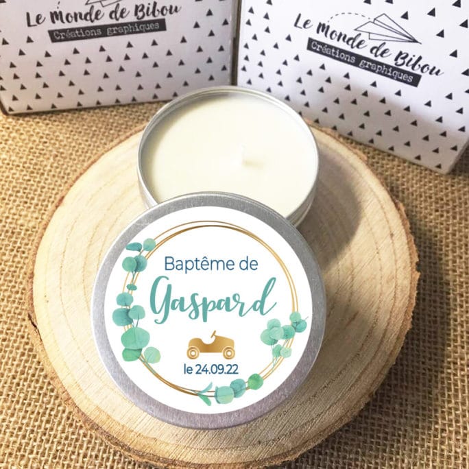 Lot de 10 bougies Couronne et petite voiture