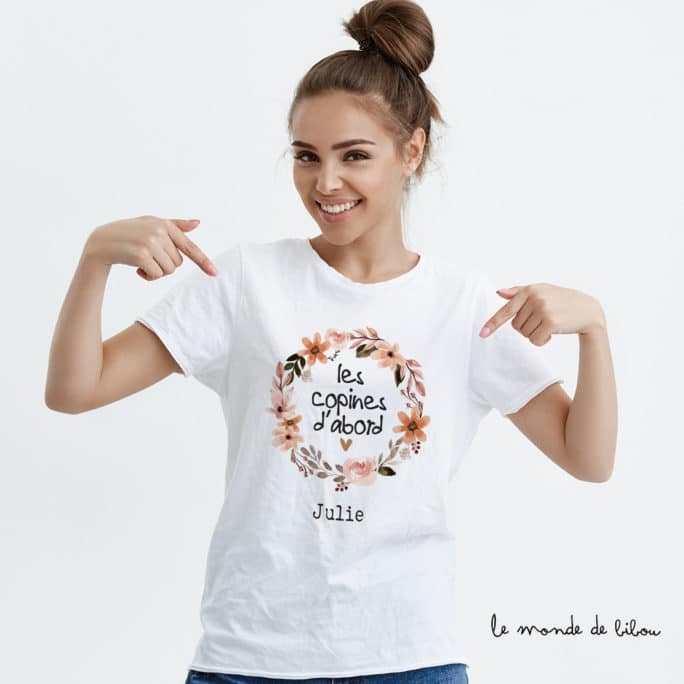 T-shirt Les copines d'abord