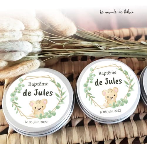 Boîte dragées Bébé lion