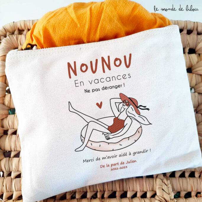 Pochette Nounou en vacances