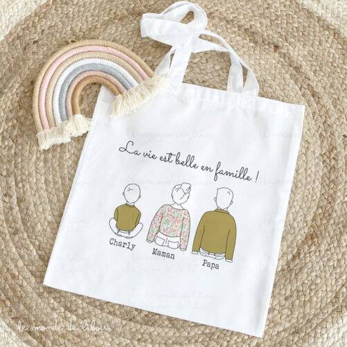 Sac La vie est belle en Famille