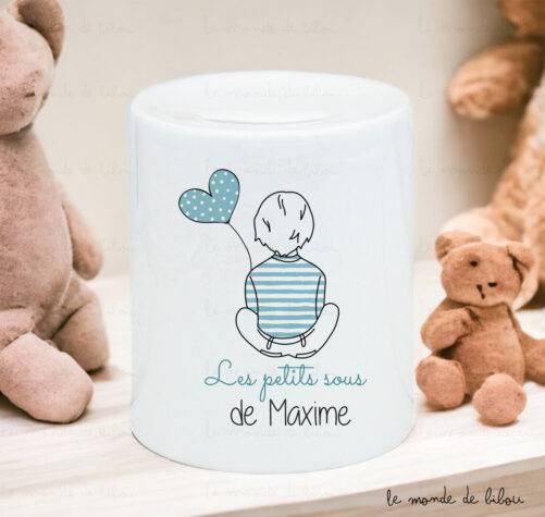 Tirelire Mes petits sous personnalisée