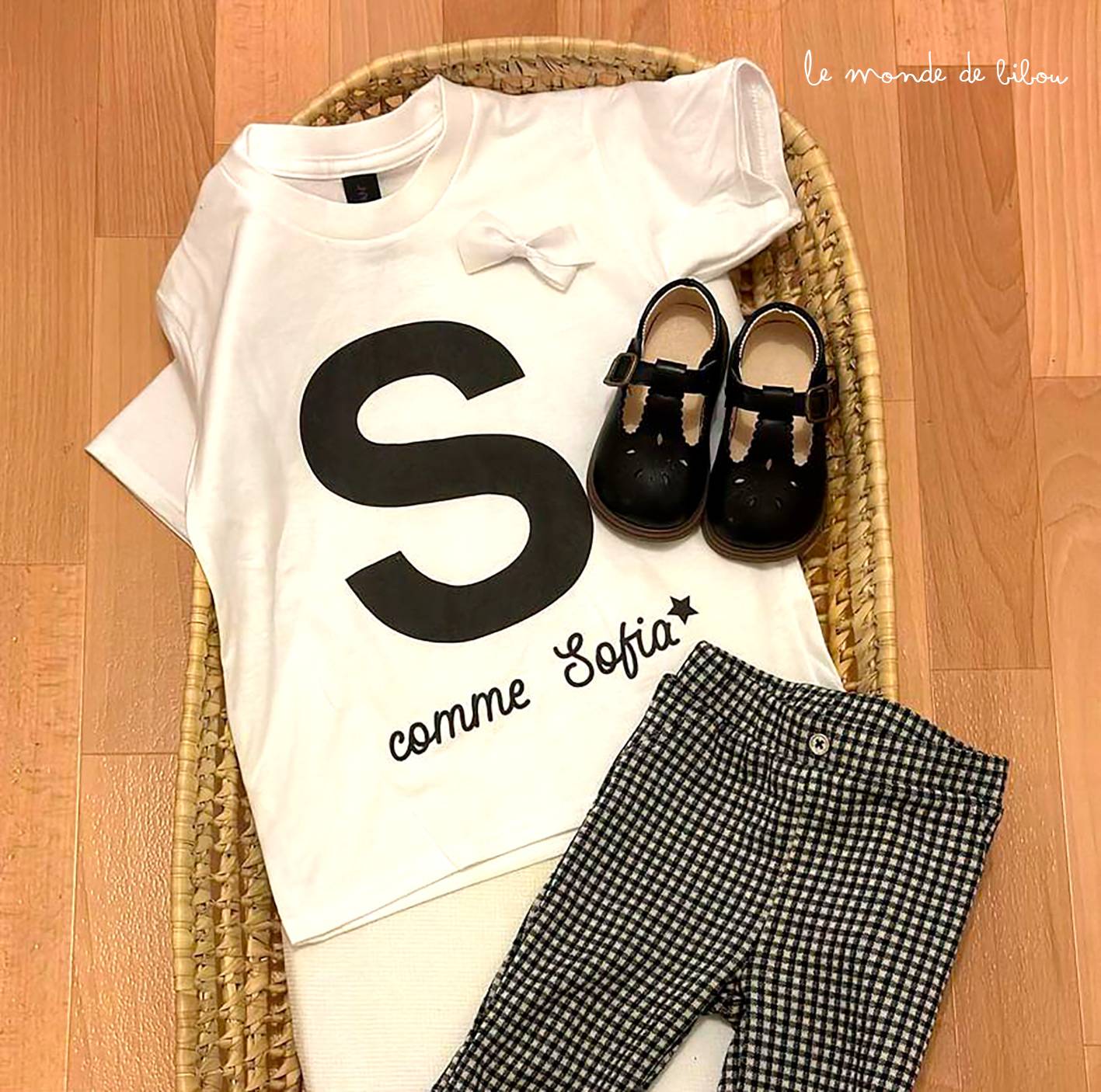 T-Shirt personnalisé Initiale