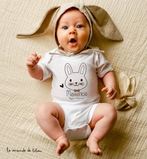 Body Petit lapin d’amour