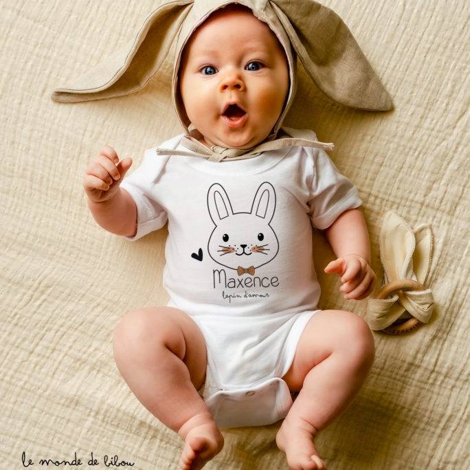 Body Petit lapin d’amour