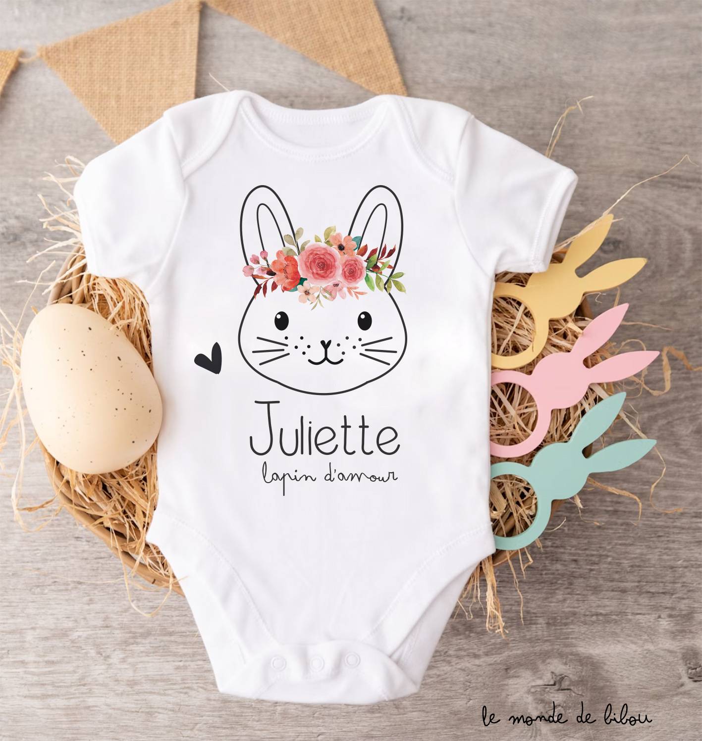 Body Petit lapin d’amour