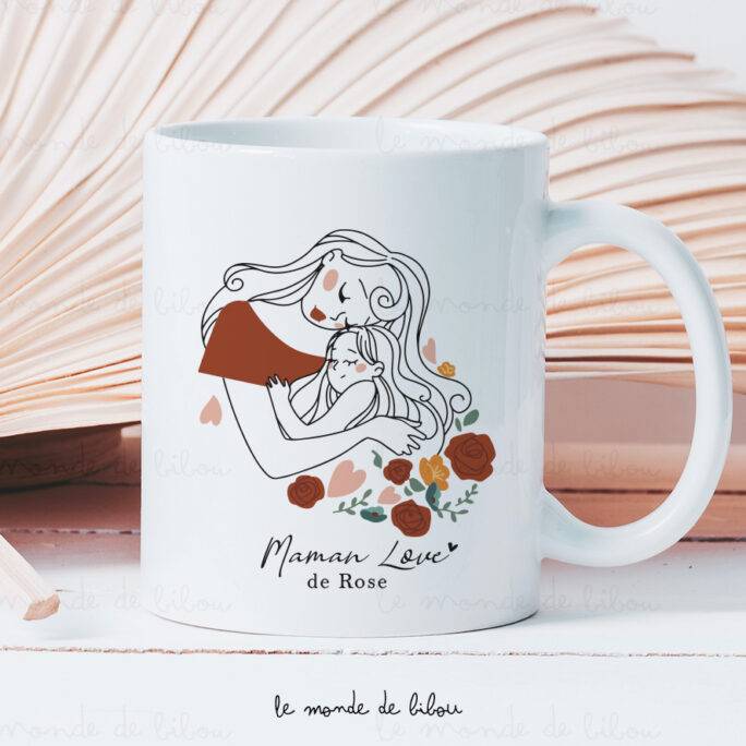 Mug personnalisé Maman love