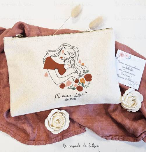 Pochette personnalisée Maman love
