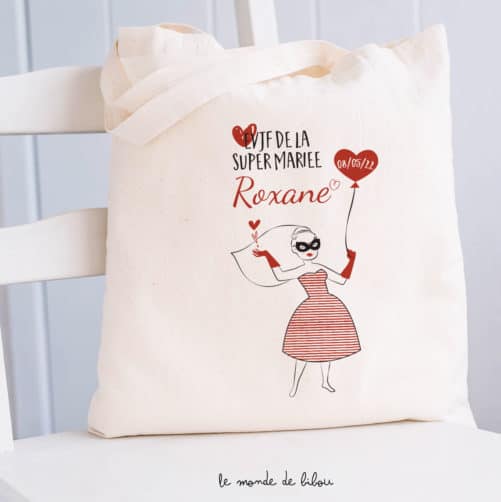 Tote bag EVJF Super Mariée