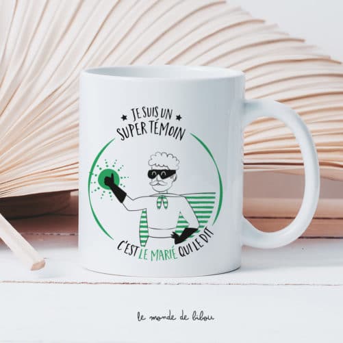 Mug témoin Super héros