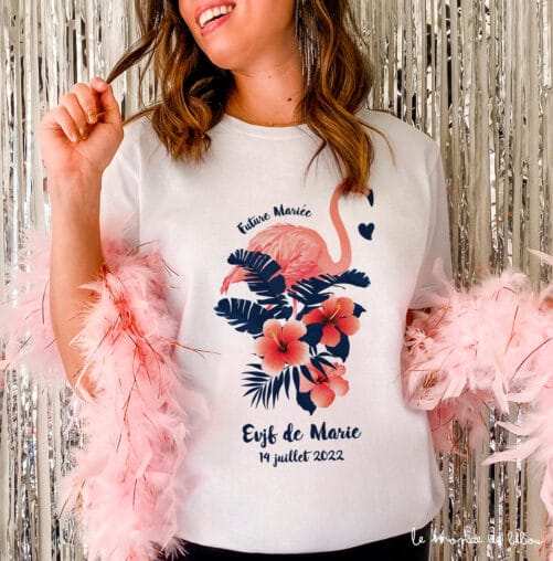 T-shirt EVJF Tropical