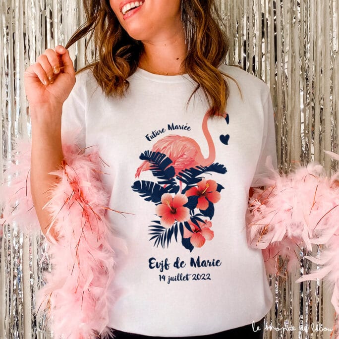 T-shirt EVJF Tropical