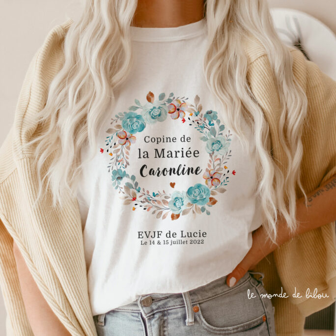 T-shirt EVJF Copine de la mariée