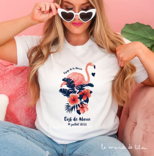 T-shirt EVJF Tropical