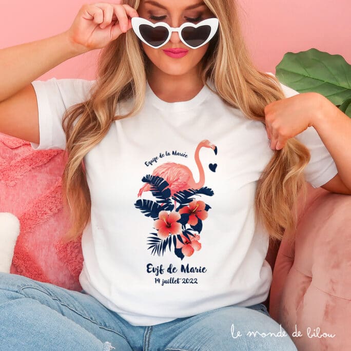 T-shirt EVJF Tropical