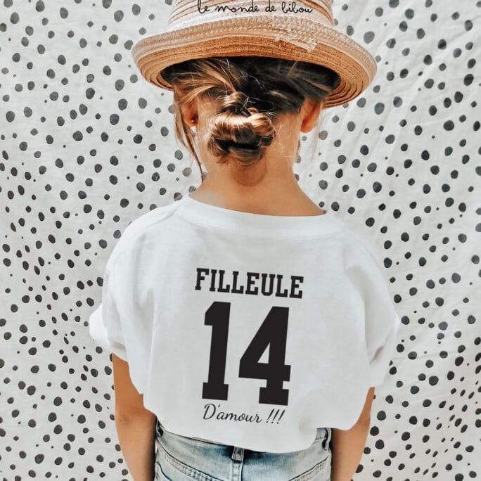 T-Shirt Filleul Filleule Numéro