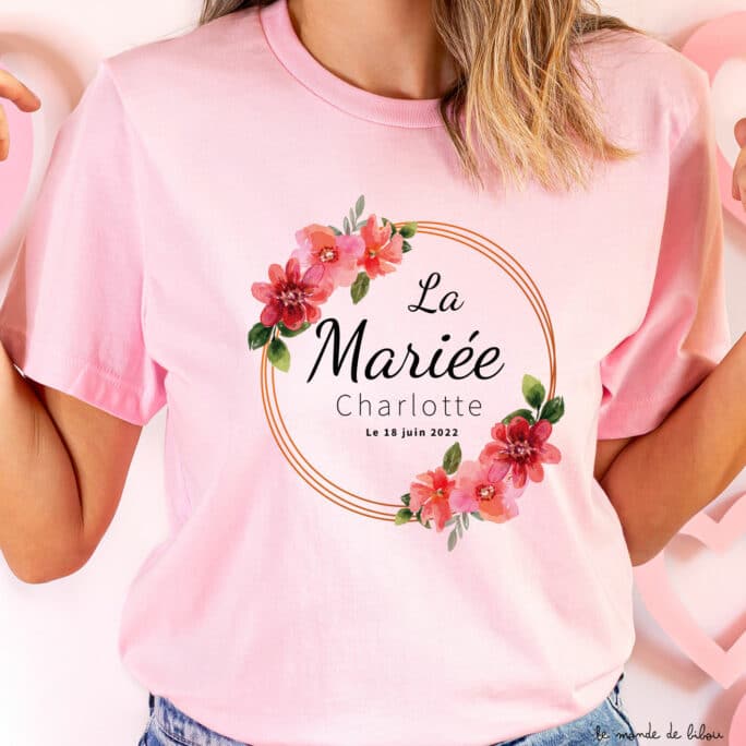 T-shirts personnalisés pour Enterrement de Vie de Jeune Fille