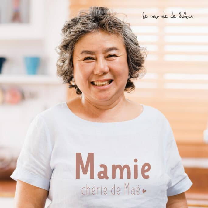 T-shirt personnalisé Mamie Sur mesure