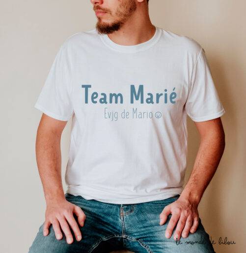 T-shirt Team Marié personnalisé