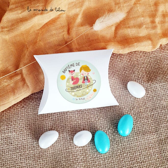 Boîte dragées carton Petit prince