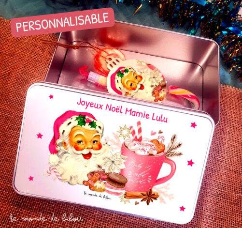Boîte de Noël rectangulaire