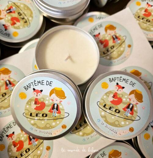 Lot de 10 bougies Petit prince