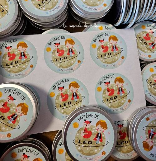 Lot de 10 bougies Petit prince