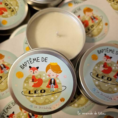 Lot de 10 bougies Petit prince