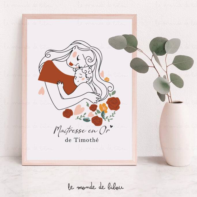 Affiche Maîtresse en or