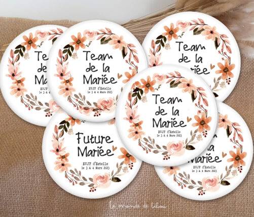 Magnet OU miroir EVJF Couronne terracotta