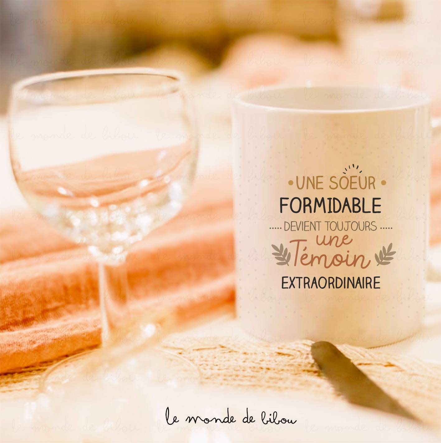 Mug personnalisé Témoin extraordinaire