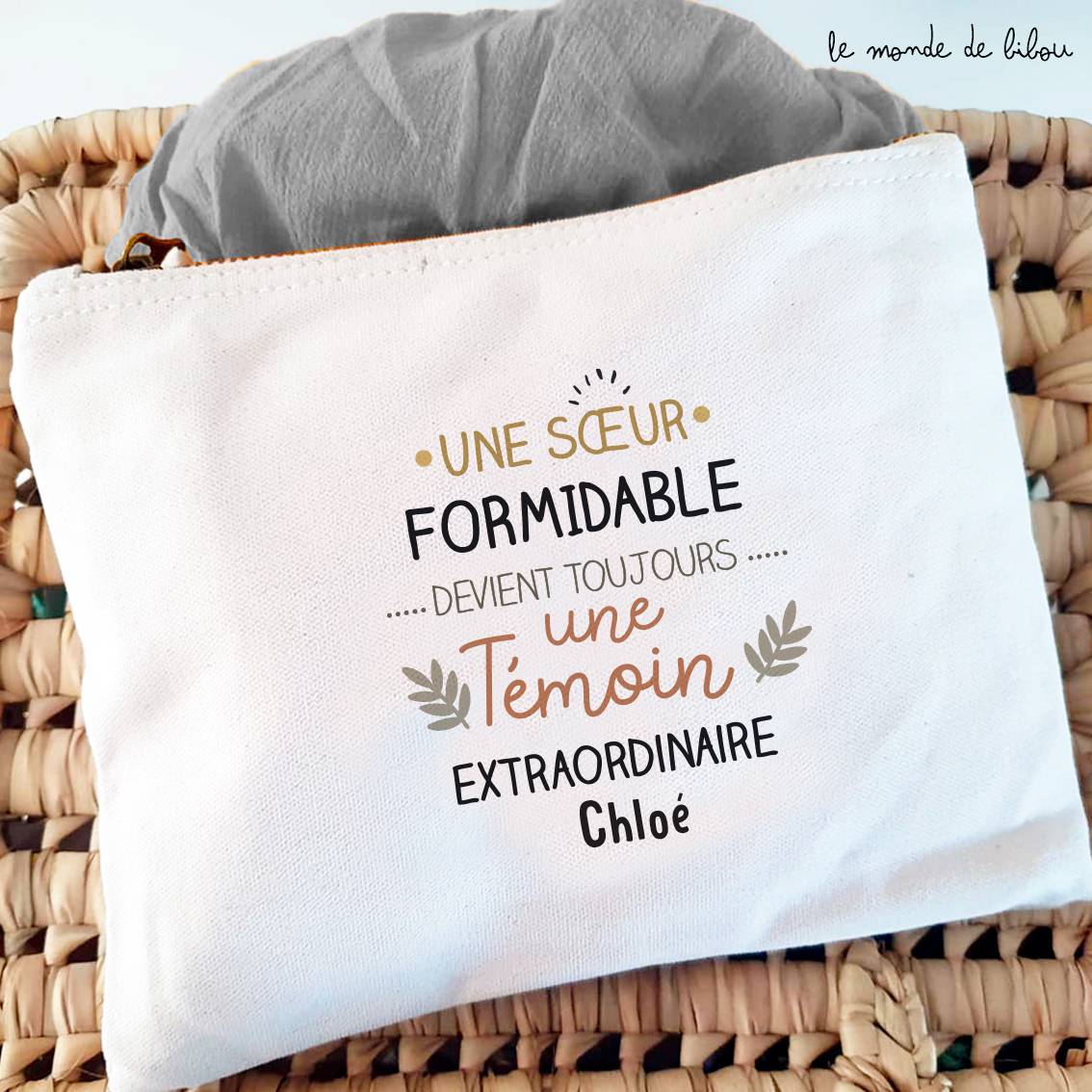 Pochette Témoin extraordinaire