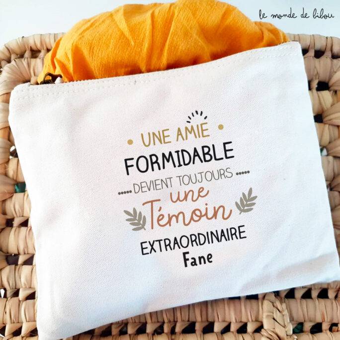 Pochette Témoin extraordinaire
