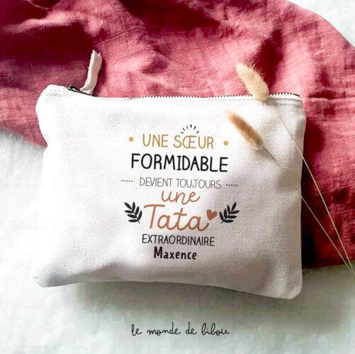 Pochette personnalisée Tata extraordinaire