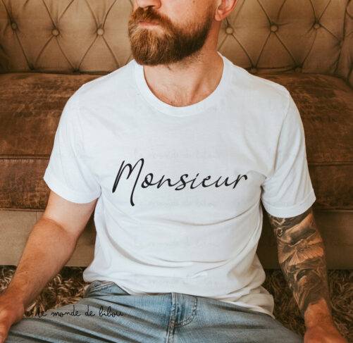 T-shirt Madame ou Monsieur