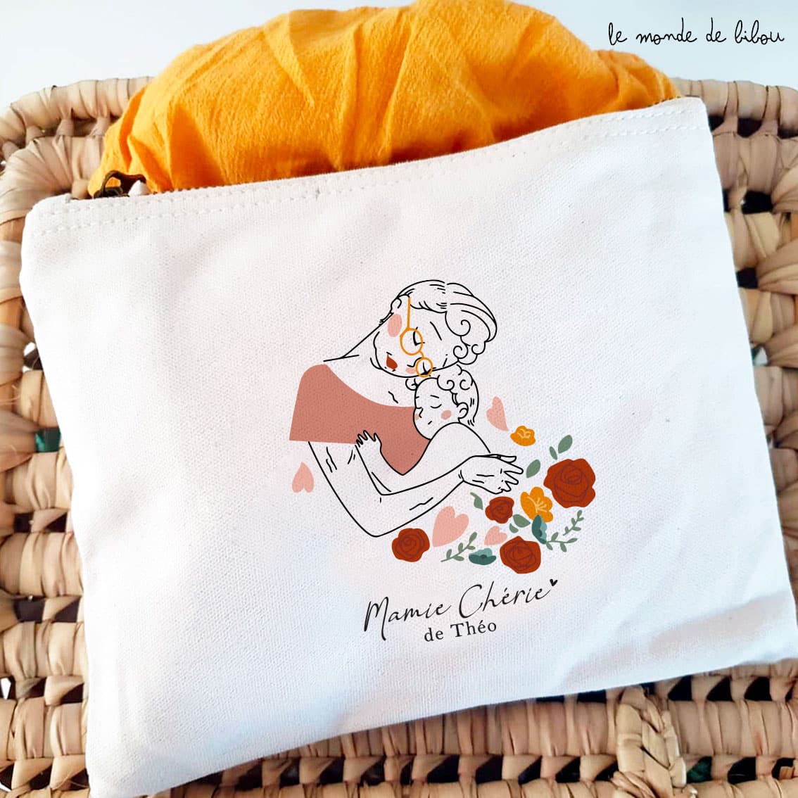 Pochette Trousse Mamie chérie
