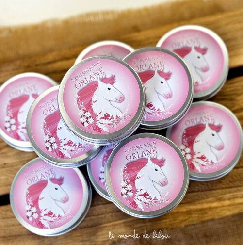 Boîte dragées Cheval personnalisée