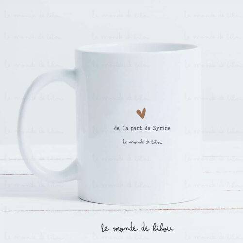 Mug Bouquet de fleurs Remerciement