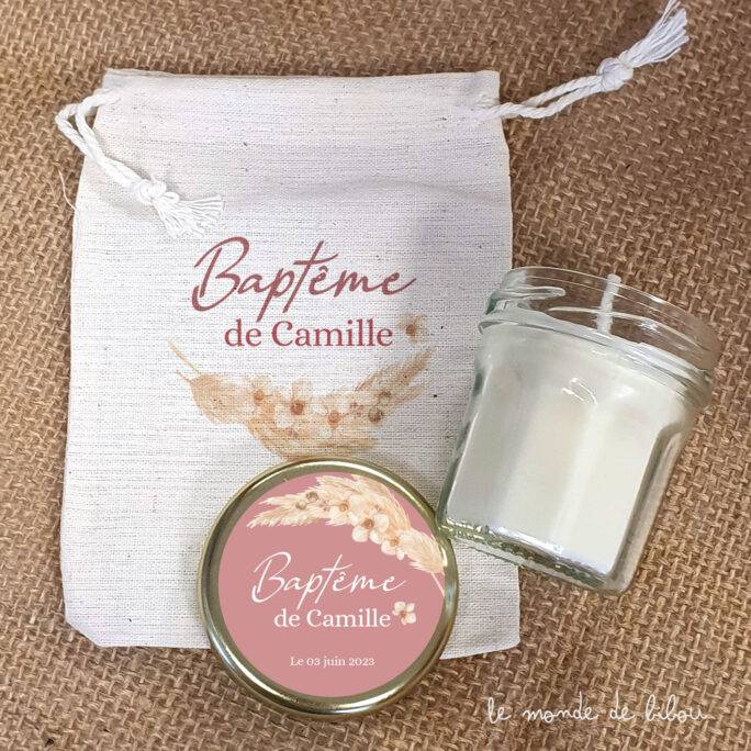 Lot de Bougie et Pochon Bohème