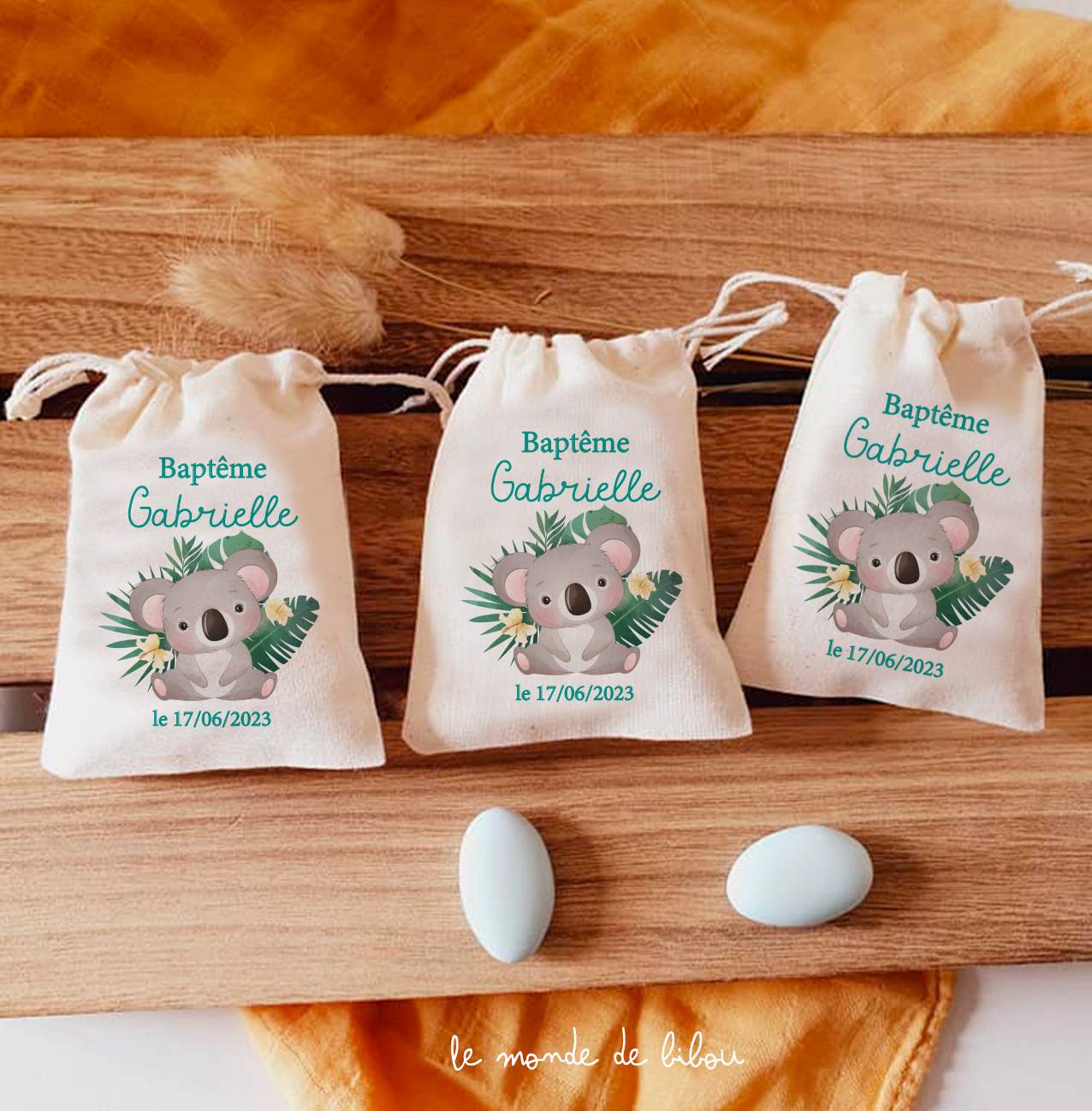 Sac ballotin dragées petit koala