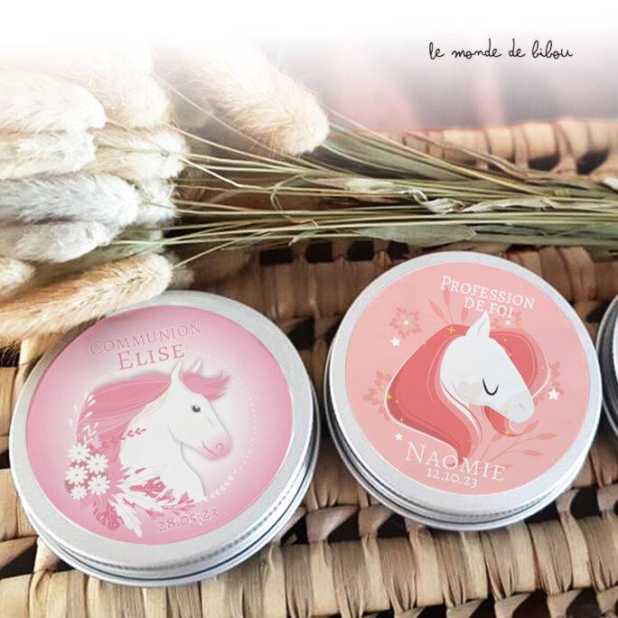 Boîte dragées Cheval personnalisée