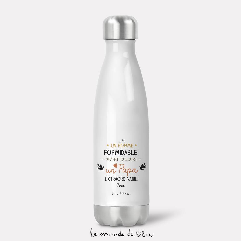 Bouteille isotherme Papa extraordinaire