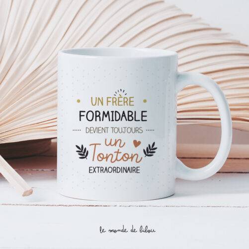 Mug personnalisé Tonton extraordinaire