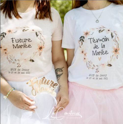 T-shirt personnalisé Témoin terracotta
