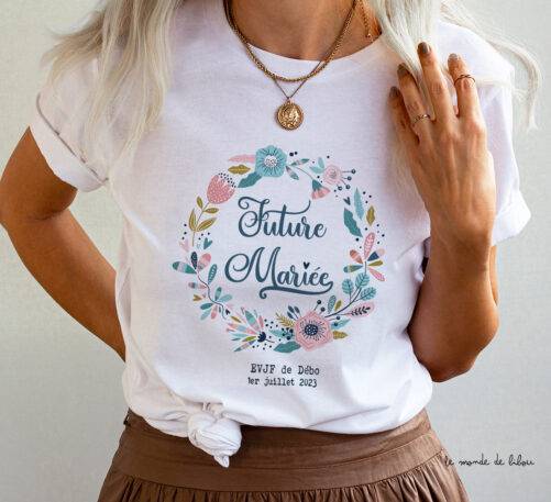 Tee-shirt pour enterrement de vie de jeune fille
