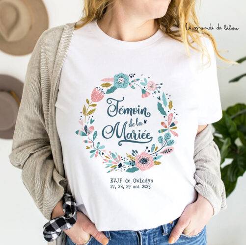 Tee-shirt pour enterrement de vie de jeune fille