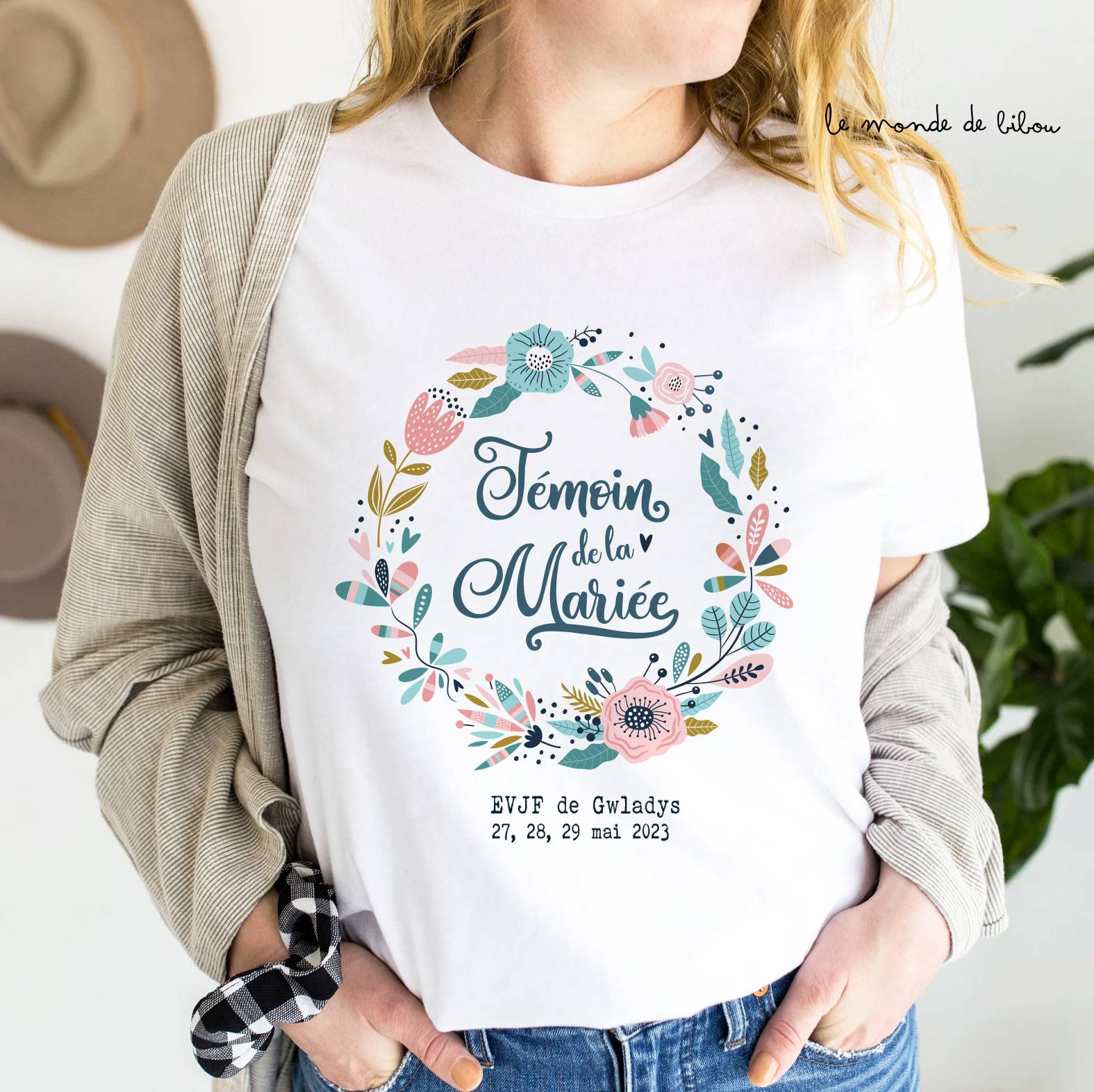 Tee-shirt pour enterrement de vie de jeune fille