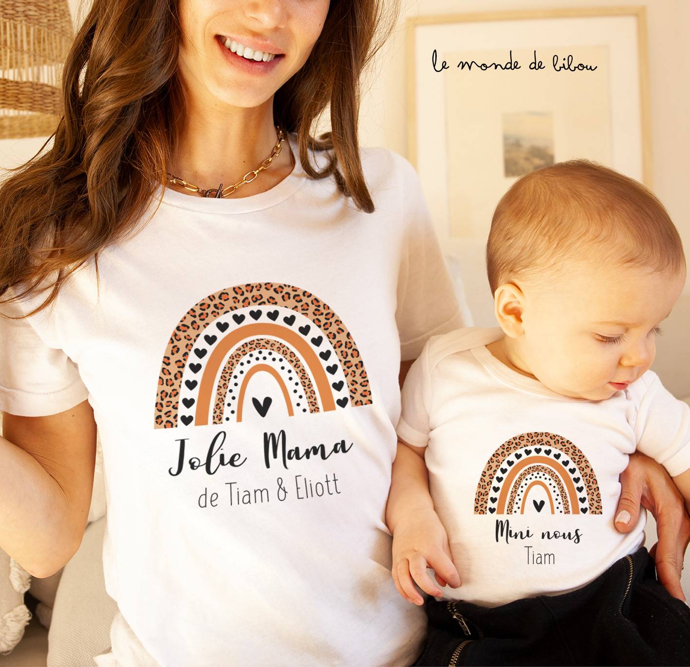 Duo T-shirts Maman et Mini nous