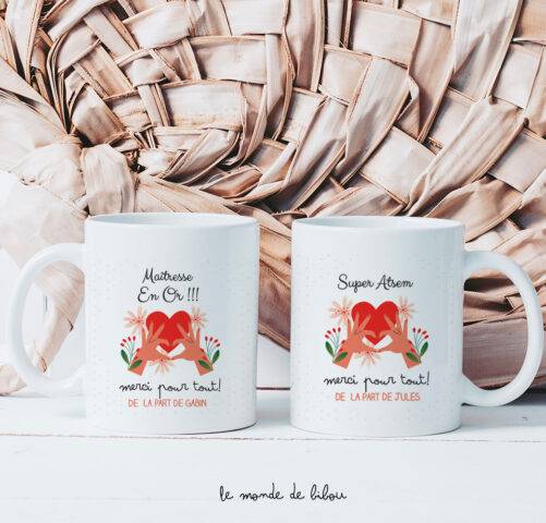 Mug personnalisé merci pour tout